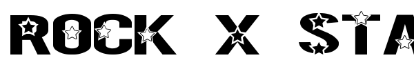 Rock X Start TFB font preview